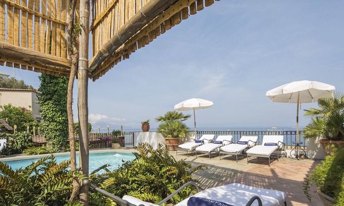 Massa Lubrense Villa | Villa Ortensia with Private Pool, Sea View, Near the Sea