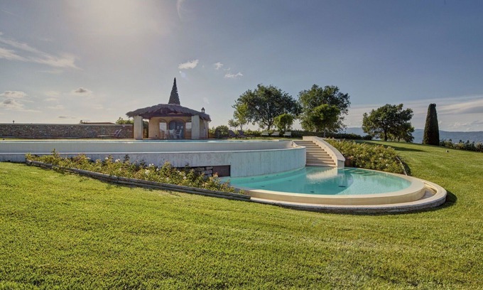 Arezzo Villa | Wonderful private villa for 8 guests with private pool, WIFI, A/C, TV, patio and panoramic view