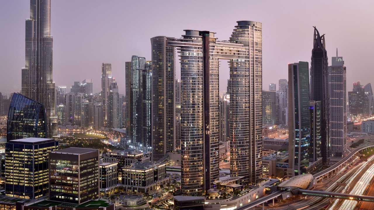 Photo of Buildings in Downtown Dubai