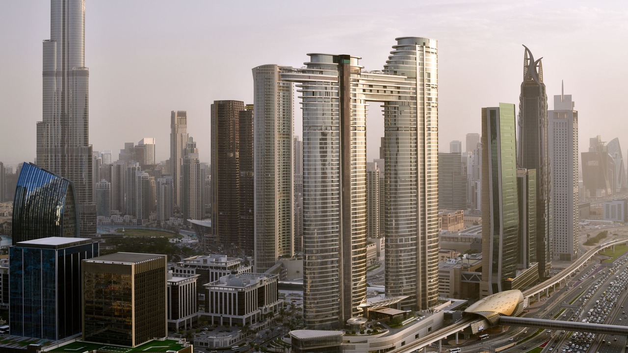 Photo of Buildings in Downtown Dubai