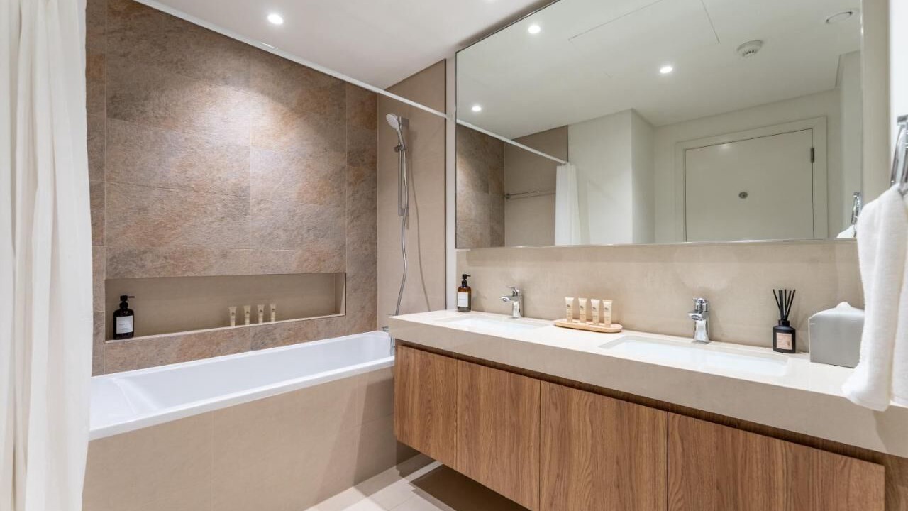 Photo of Bathroom in Trade Center