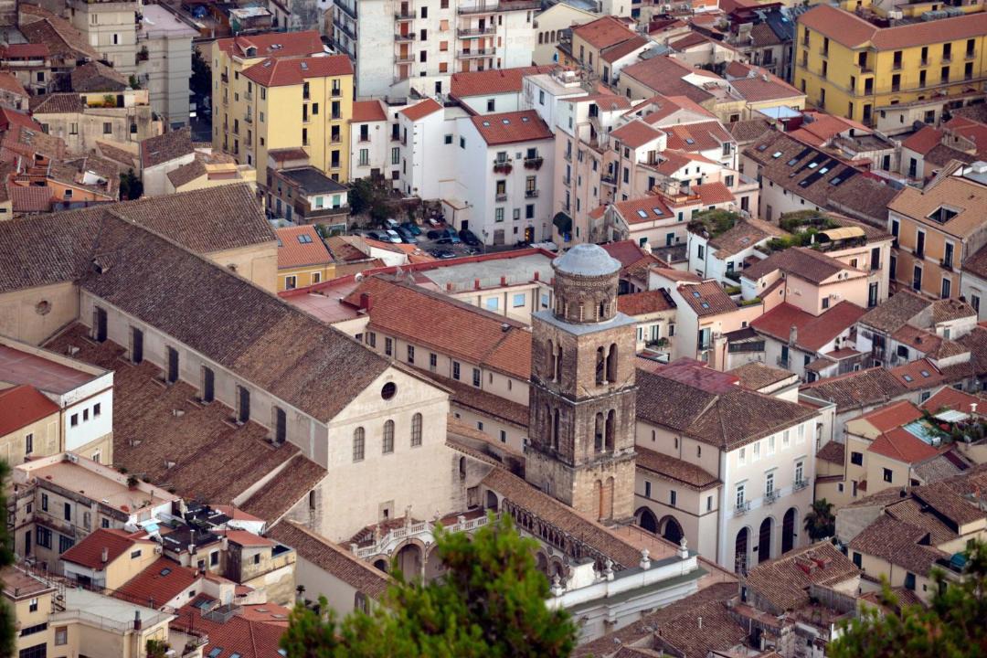 Photo of Buildings in Historical Downtown Salerno