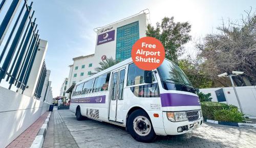 New Style Double Room -Non Smoking- Free DXB Airport Shuttle Every 30min to T1&3