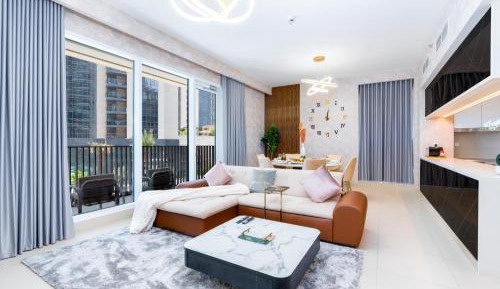 Three-Bedroom Premium Apartment with Balcony