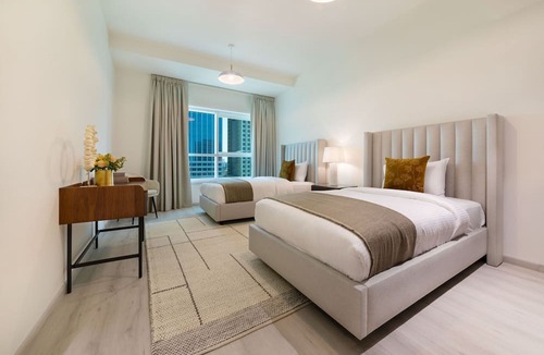 Trade Center Apartment | Superior Apt w/Views of Dubai Future Museum